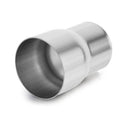 Stainless steel exhaust pipe reducer adapter, silver, 2.5 in OD to 2.75 in ID