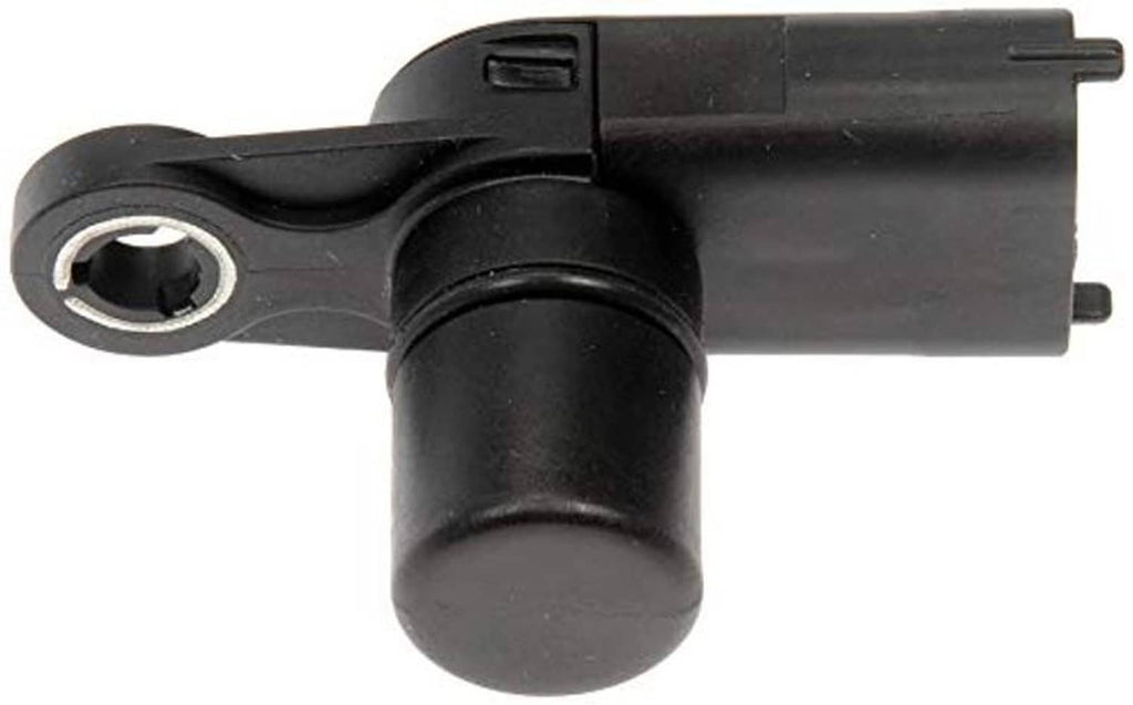 Engine camshaft position sensor with circular mounting hole and black cylindrical housing