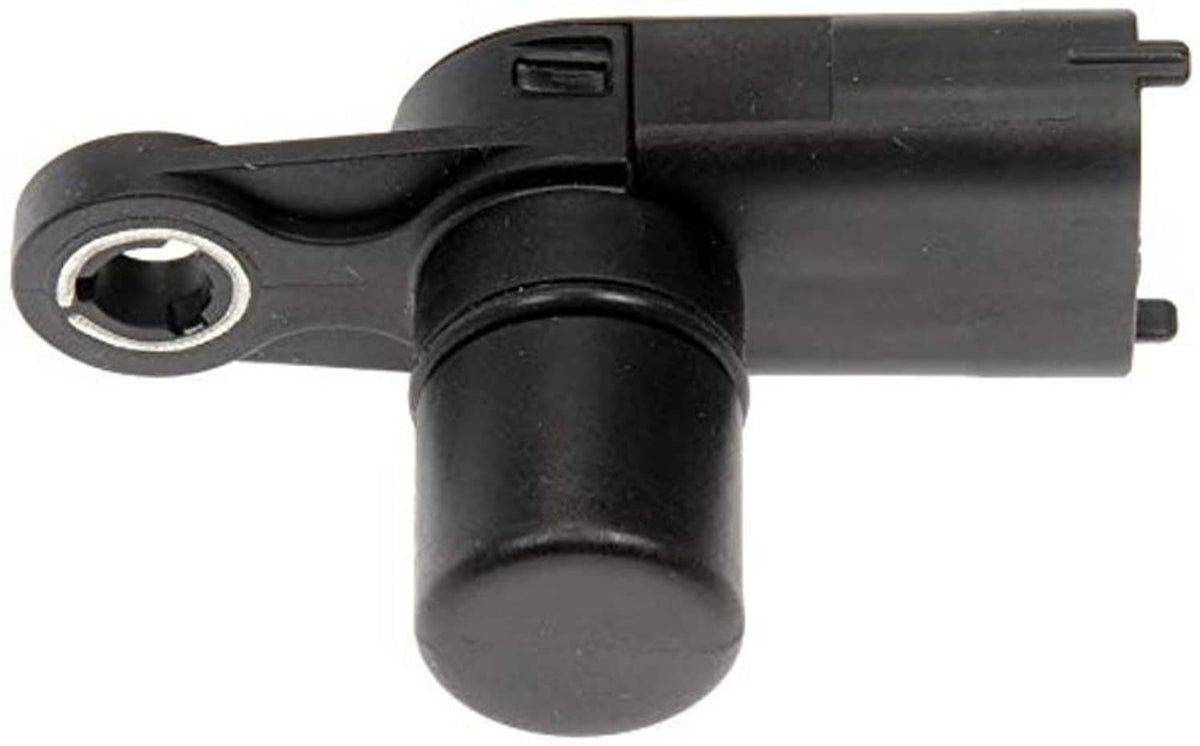 Engine camshaft position sensor with circular mounting hole and black cylindrical housing