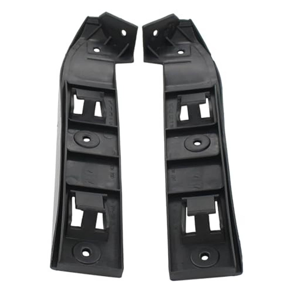 VW bumper guide mount bracket filler support, black plastic left and right side pieces