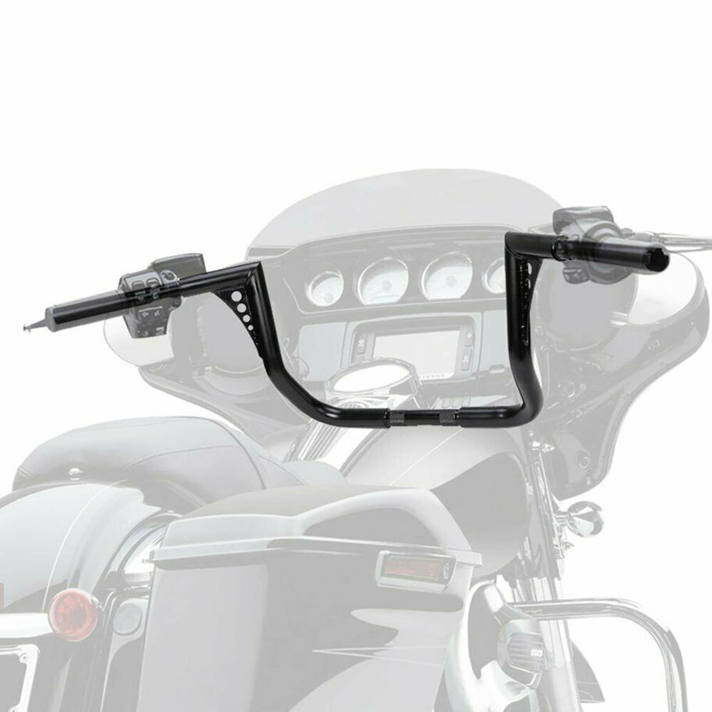 RivetOak DNA 12" Monkey Bagger Meathook Bar Handlebar For Harley Electra Street Glide FLH