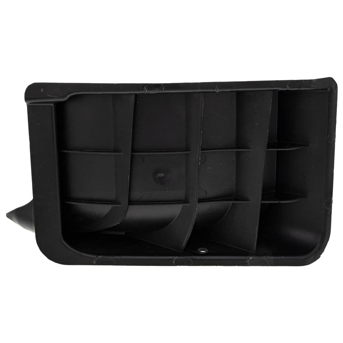 MTD mulching plug replacement, black plastic underside with channels