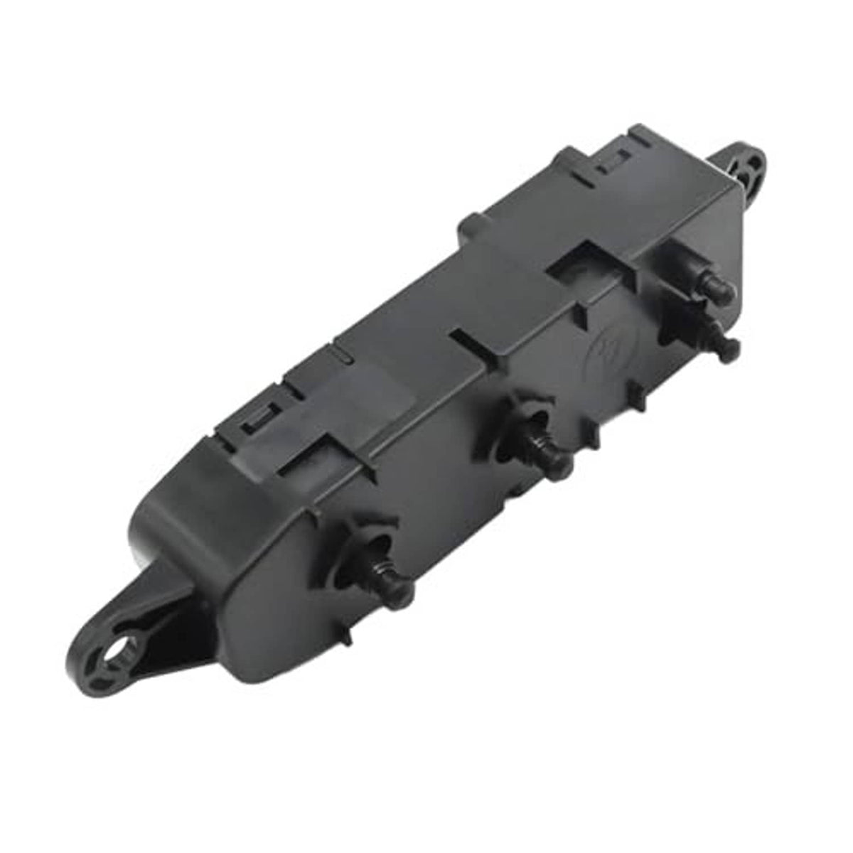 Power seat switch module, black plastic with two center sections and four screw posts