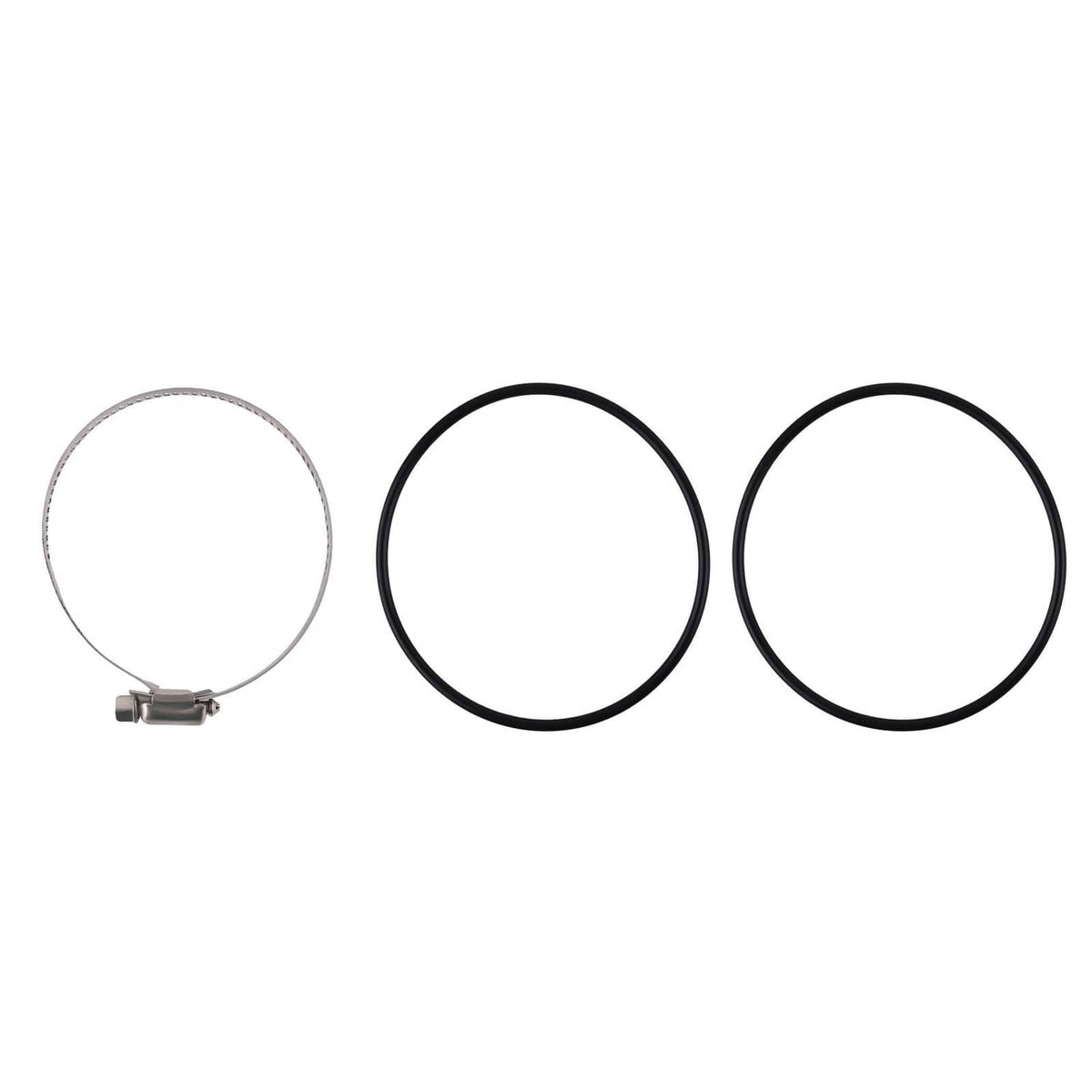 Cylinder top end rebuild kit gasket set of round seal rings, light and black