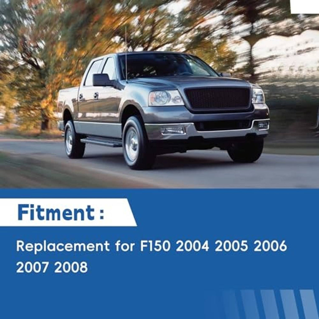 Pickup truck fitment graphic for front driver-side seat cushion replacement (F150 2004-2008)