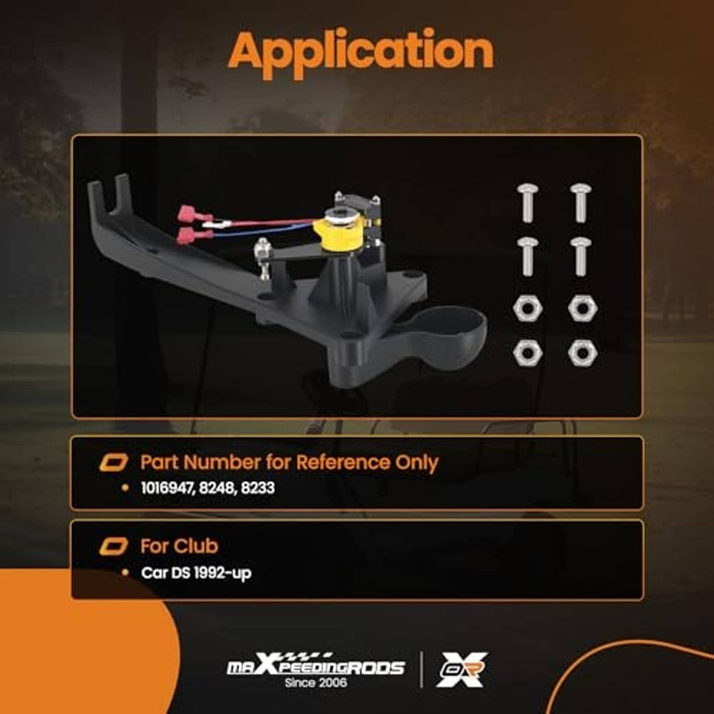 Forward and reverse shifter assembly installation diagram with wiring and fasteners