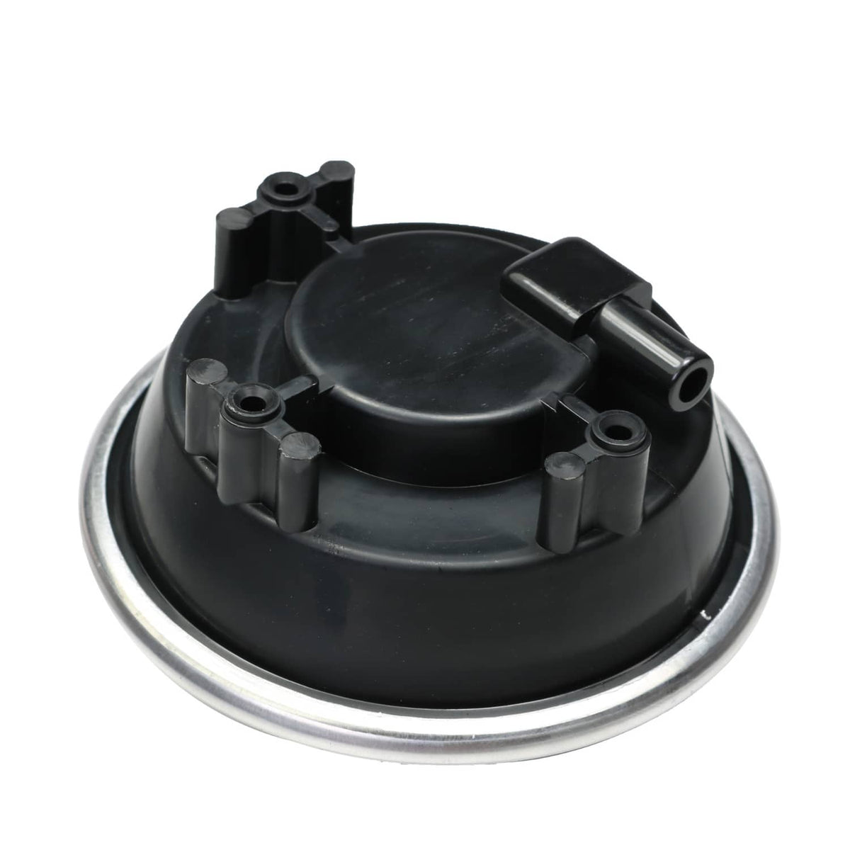 4WD vacuum actuator pod base with black plastic vents and silver outer ring