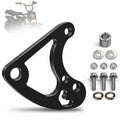 Universal hydraulic brake caliper bracket with bolts and spacers hardware kit