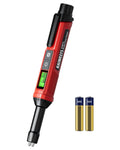 KAIWEETS red and black brake fluid tester pen with LCD screen and probe, with AAA batteries