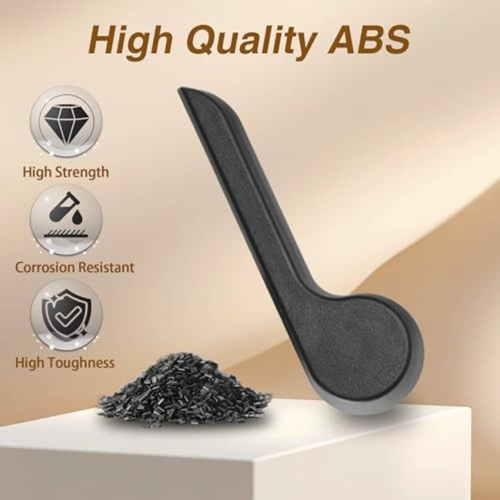 Recliner handle lever material feature graphic for ABS