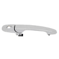 Exterior front right door handle, silver-gray with mounting tab and screw points