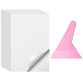 Double-sided silicone release paper sheets, white, non-stick backing for diamond art