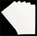 White plastic 3 x 5 in cards (50-pack), stacked