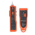 Orange handheld wire tracker network tester set, with probe and emitter display