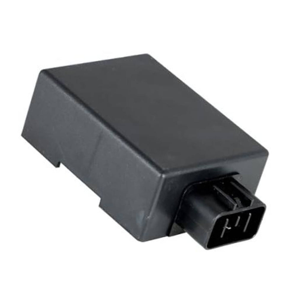 Black CDI ignition control module with side multi-pin connector