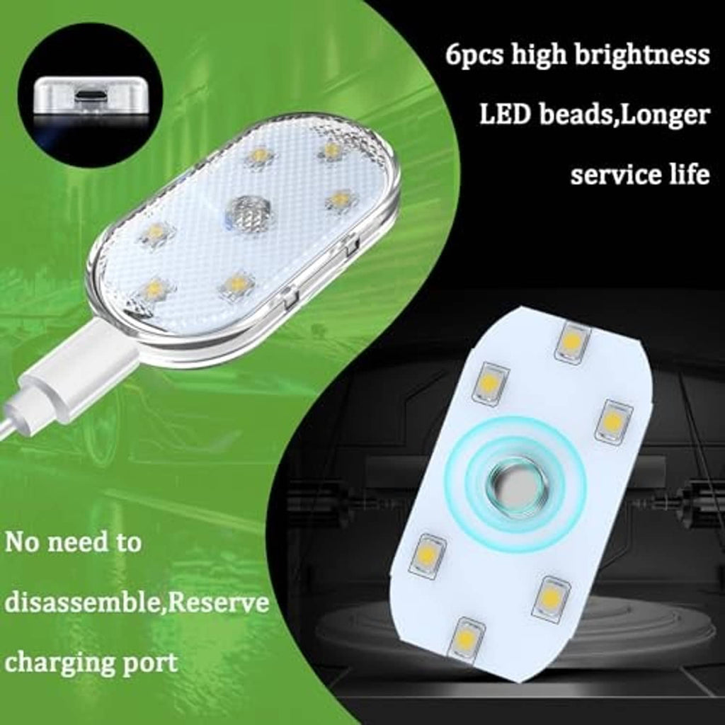 Oval magnetic LED light panel with multiple LED beads and compact power module