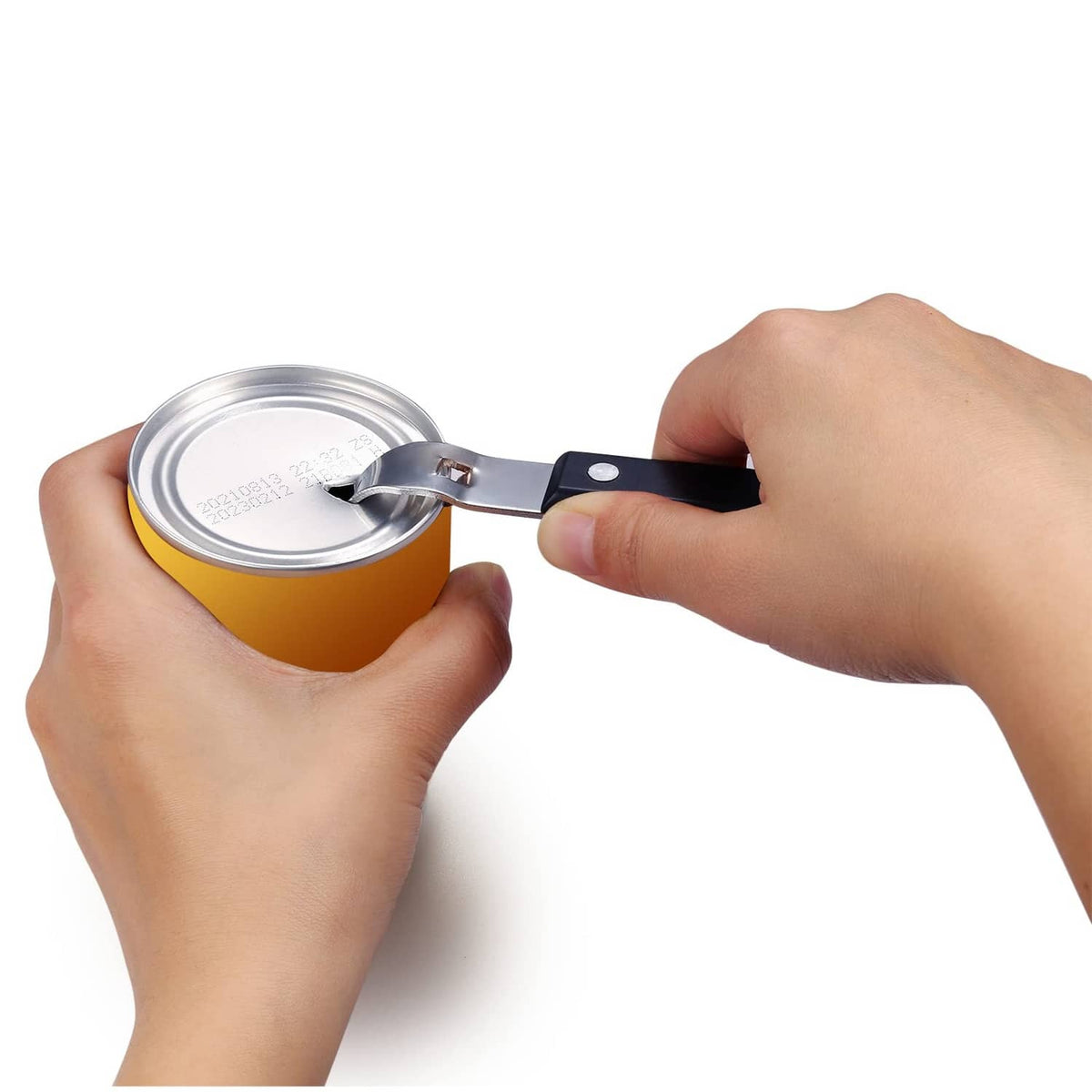 Can punch bottle opener loosening a bottle cap from an opened can lid