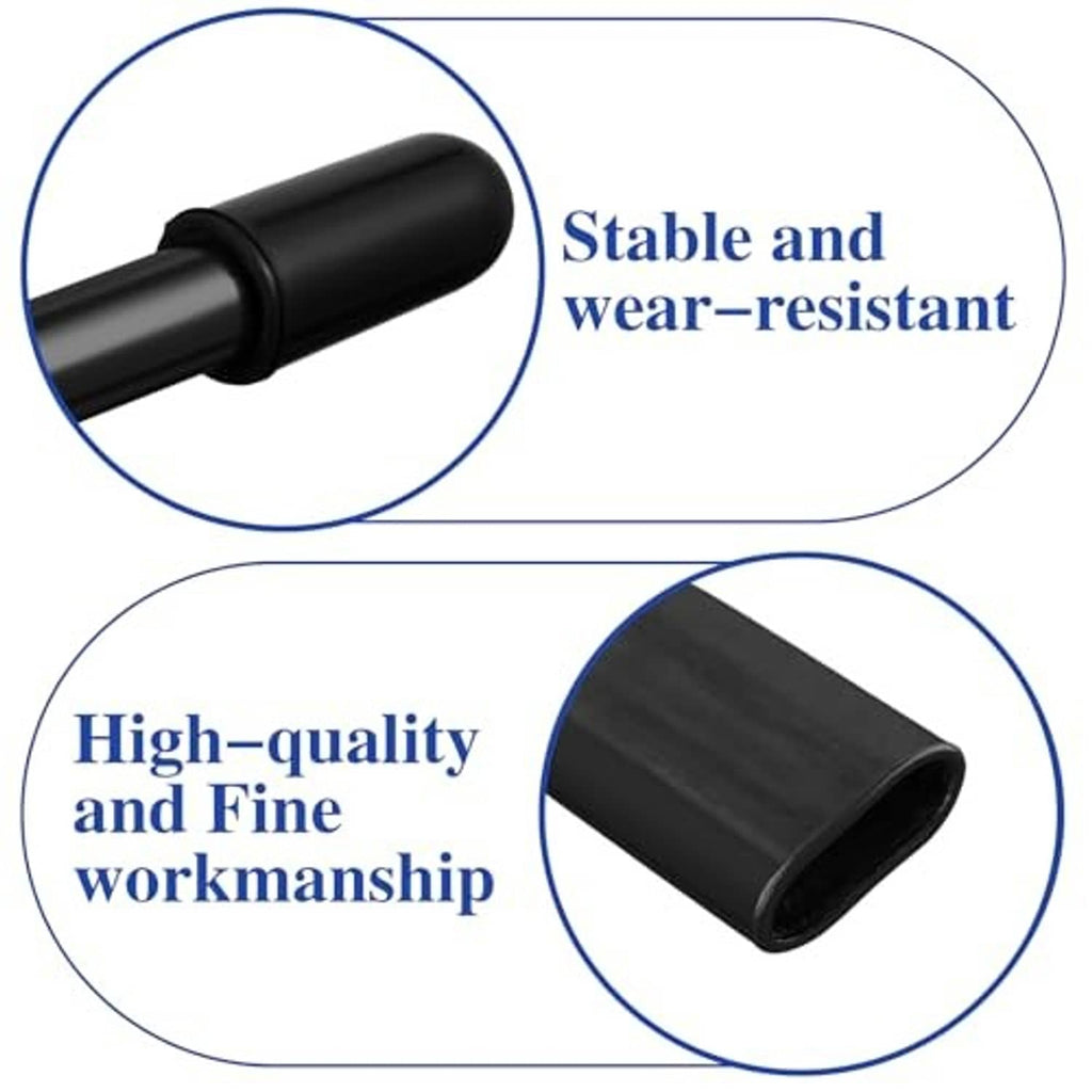 Black rubber wheelchair brake handle extension ends and durable housing.