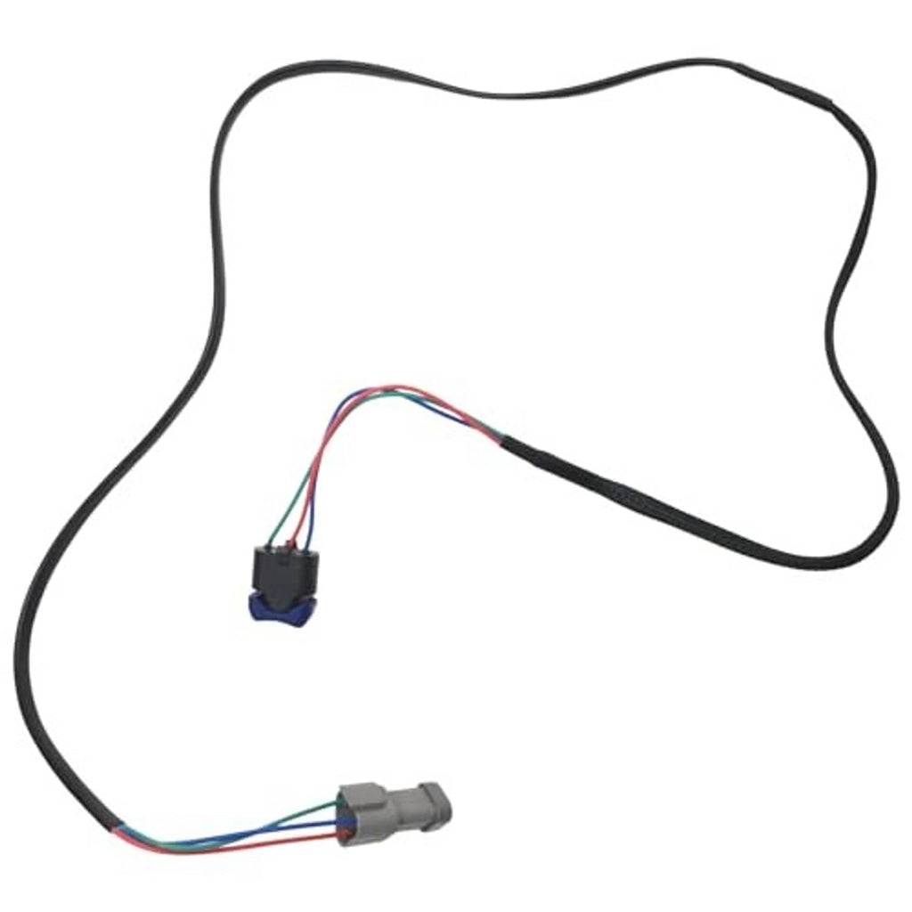 Replacement power trim tilt switch kit harness with black cable and two connectors