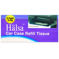 Halsa Tempo car case refill tissues, 3-pack, 3-ply
