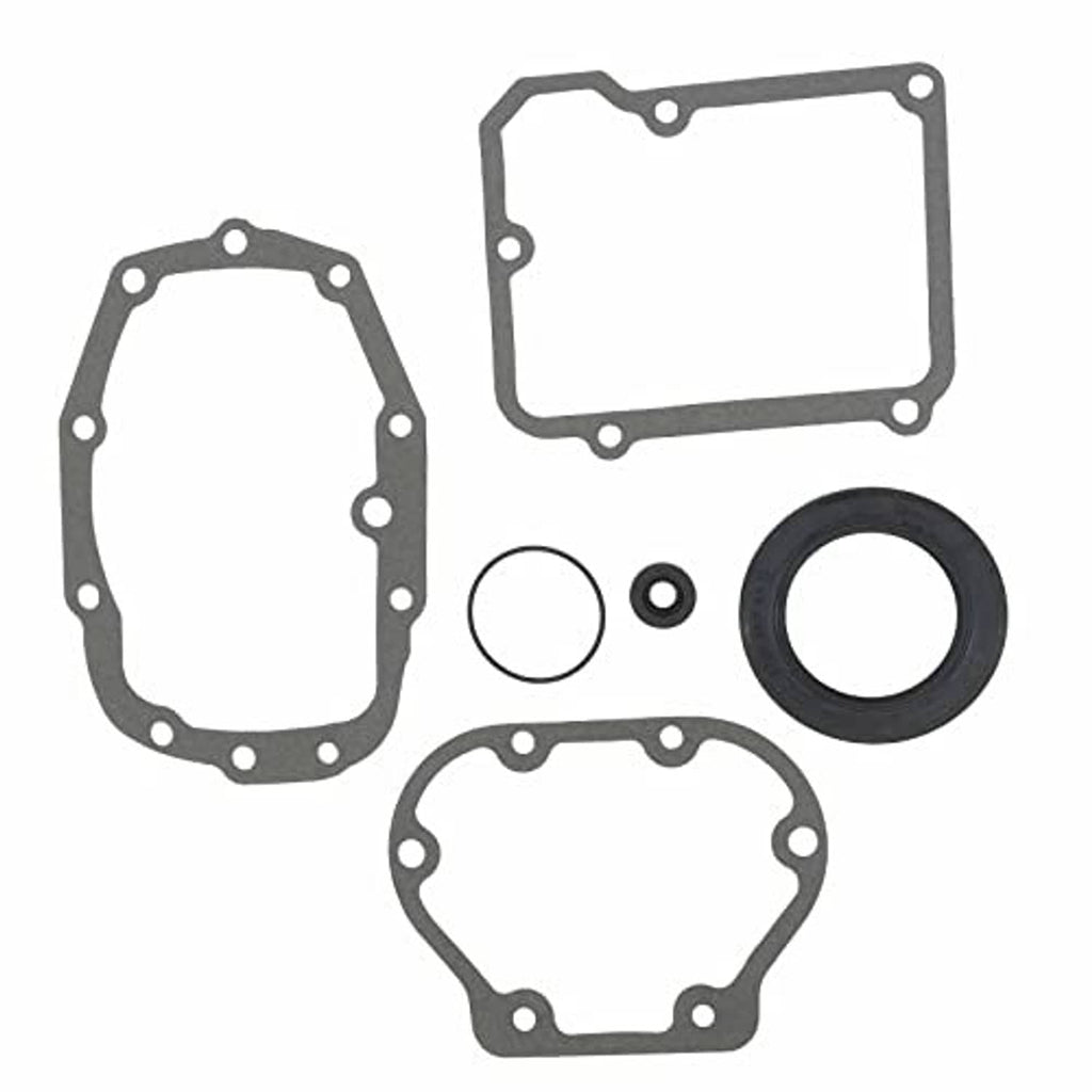 Transmission shifter seal rebuild kit: gaskets, small O-ring, and black seal ring