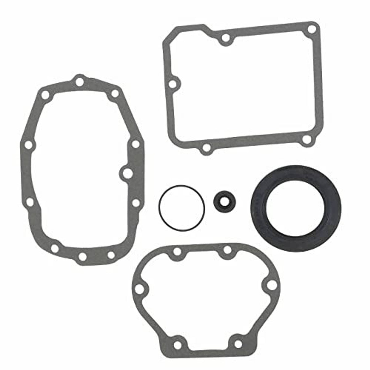 Transmission shifter seal rebuild kit: gaskets, small O-ring, and black seal ring