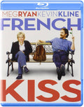 Blu-ray disc case with "FRENCH KISS" title and two people sitting on chairs
