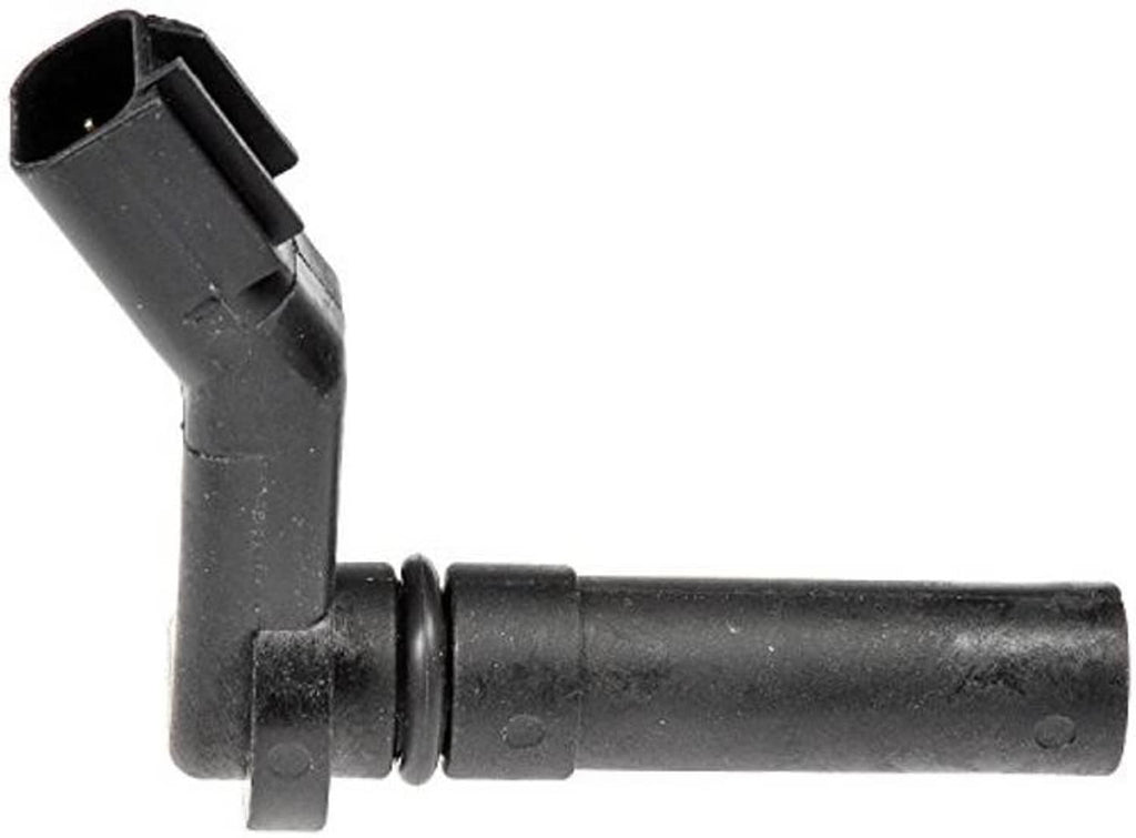 Crankshaft position sensor side view, black plastic connector and cylindrical body
