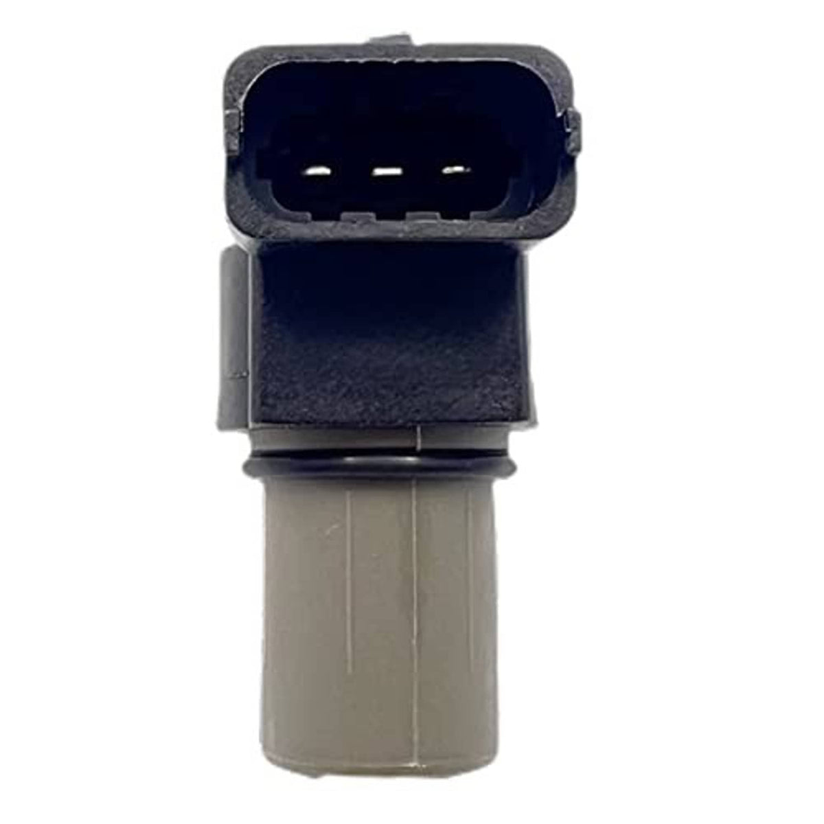 Camshaft position sensor front connector with dark plug and gray body