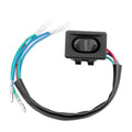 Trim tilt switch with black housing and multi-color wiring harness