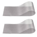 Stainless steel 40-mesh screen mesh sheets, silver rolls, 2-pack set