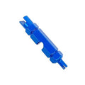 Blue valve core remover tool with metal handle for bike tubeless valves