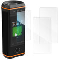 2-pack tempered glass screen protector sheets for GPS speaker, clear and contoured