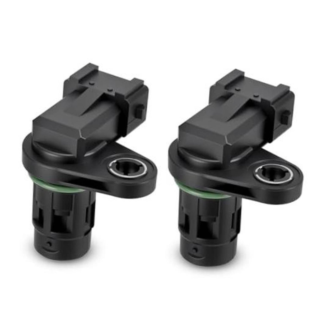 Engine camshaft position sensor, black 2-pack with circular mounting hole