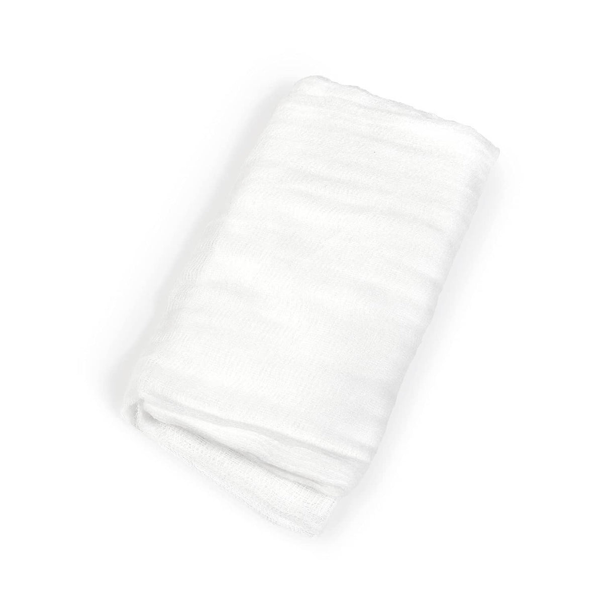 White cheesecloth sheet roll, gauzy open weave fabric