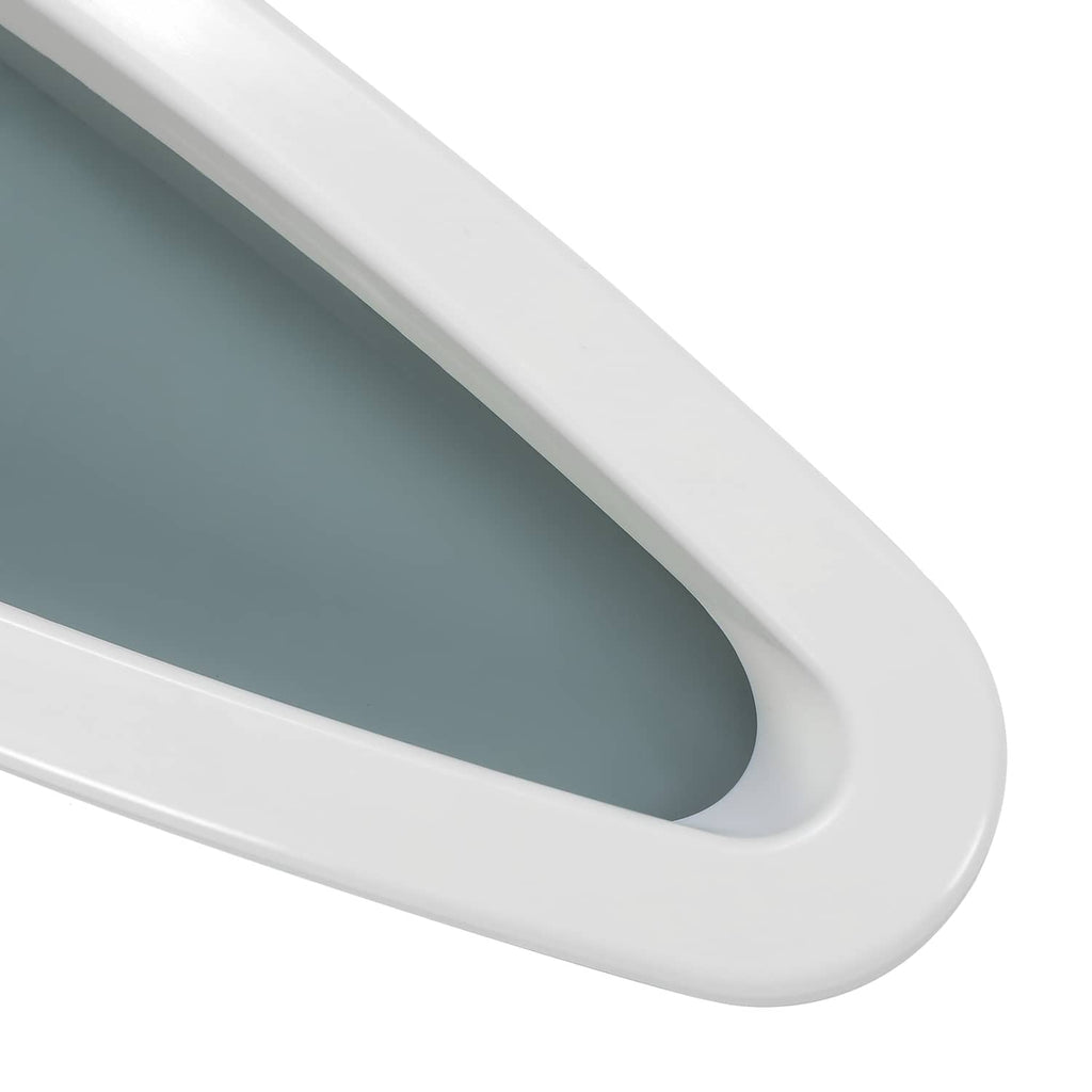 White outer-ring oval porthole window with dark tinted glass panel.