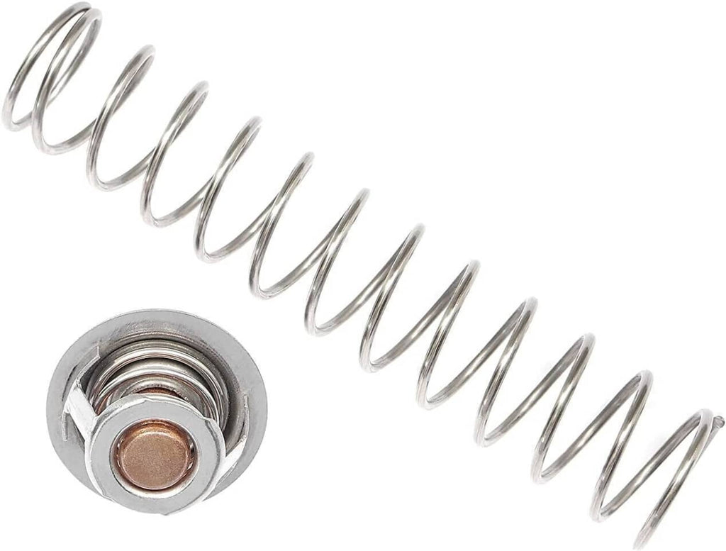 Thermal regulator kit: threaded metal cap with copper seal and coiled spring