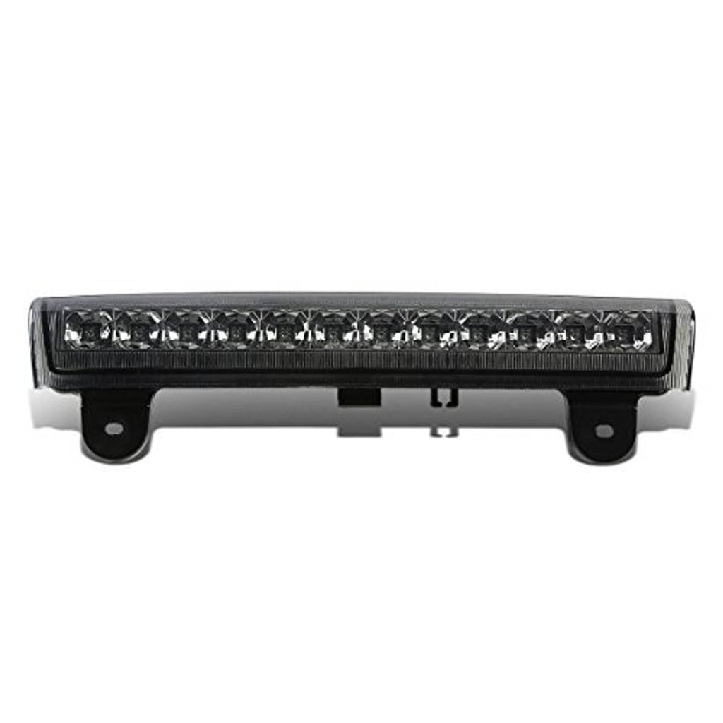 LED third brake light bar with smoked lens, black housing, and two side mounting tabs