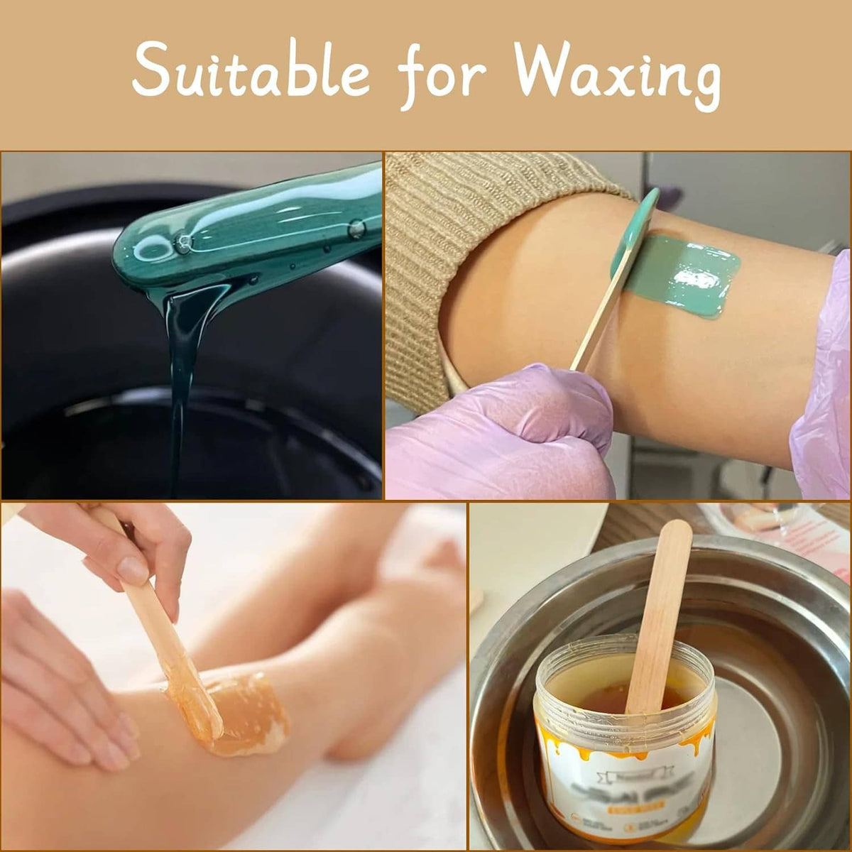 Wooden stick used as a wax applicator