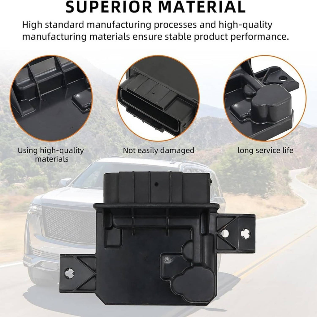 Fuel pump power control module, black housing with durable molded plastic design