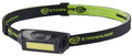 Streamlight Bandit headlamp with black-and-green elastic strap, black body and yellow window