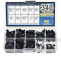 Computer standoff and screw assortment kit, 340-piece box with compartmented screws