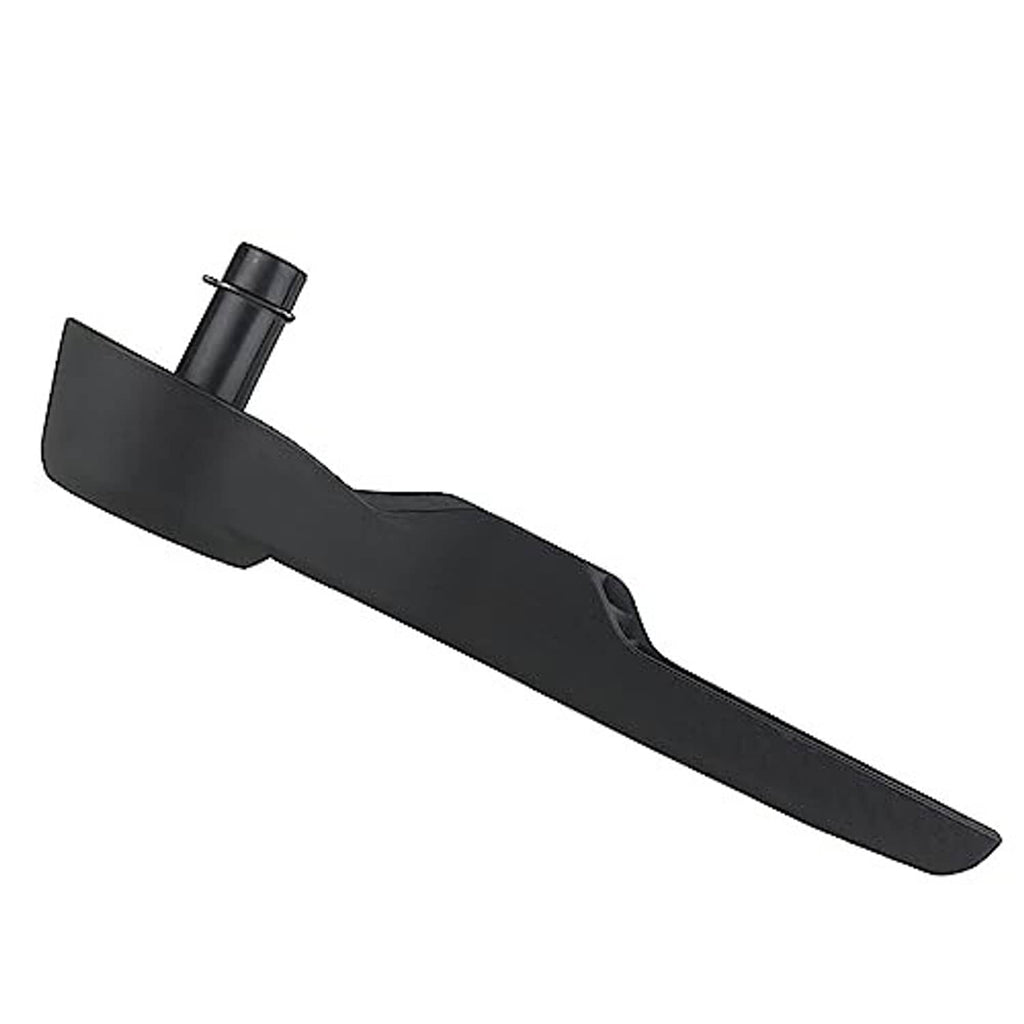 Seat recliner handle lever, dark gray, underside end cap and lever arm