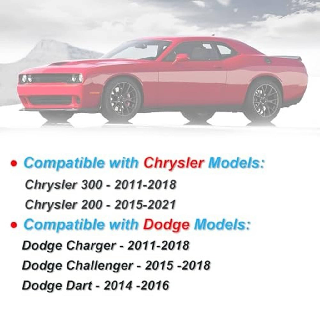 Compatibility list for Chrysler 300/200 and Dodge Charger/Challenger/Dart
