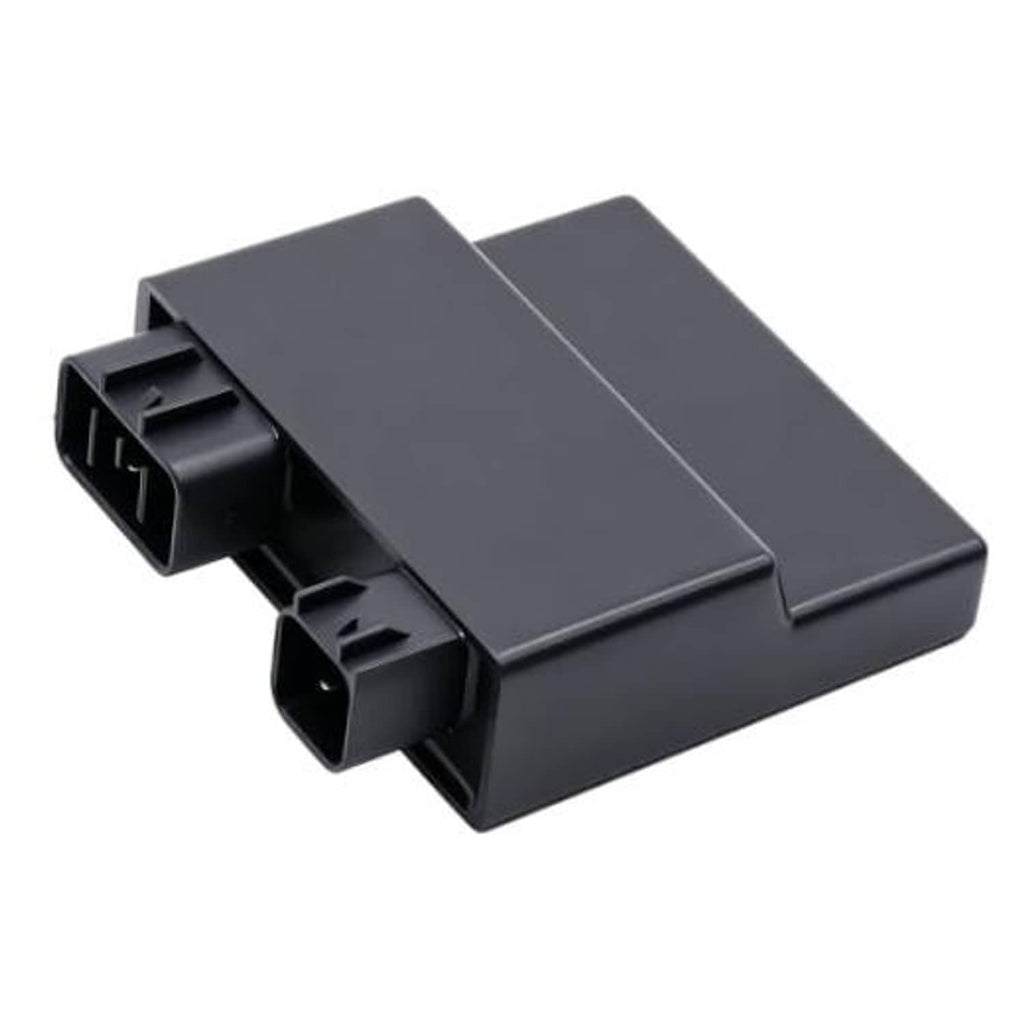 Gray ignition CDI module replacement box with two front plug sockets