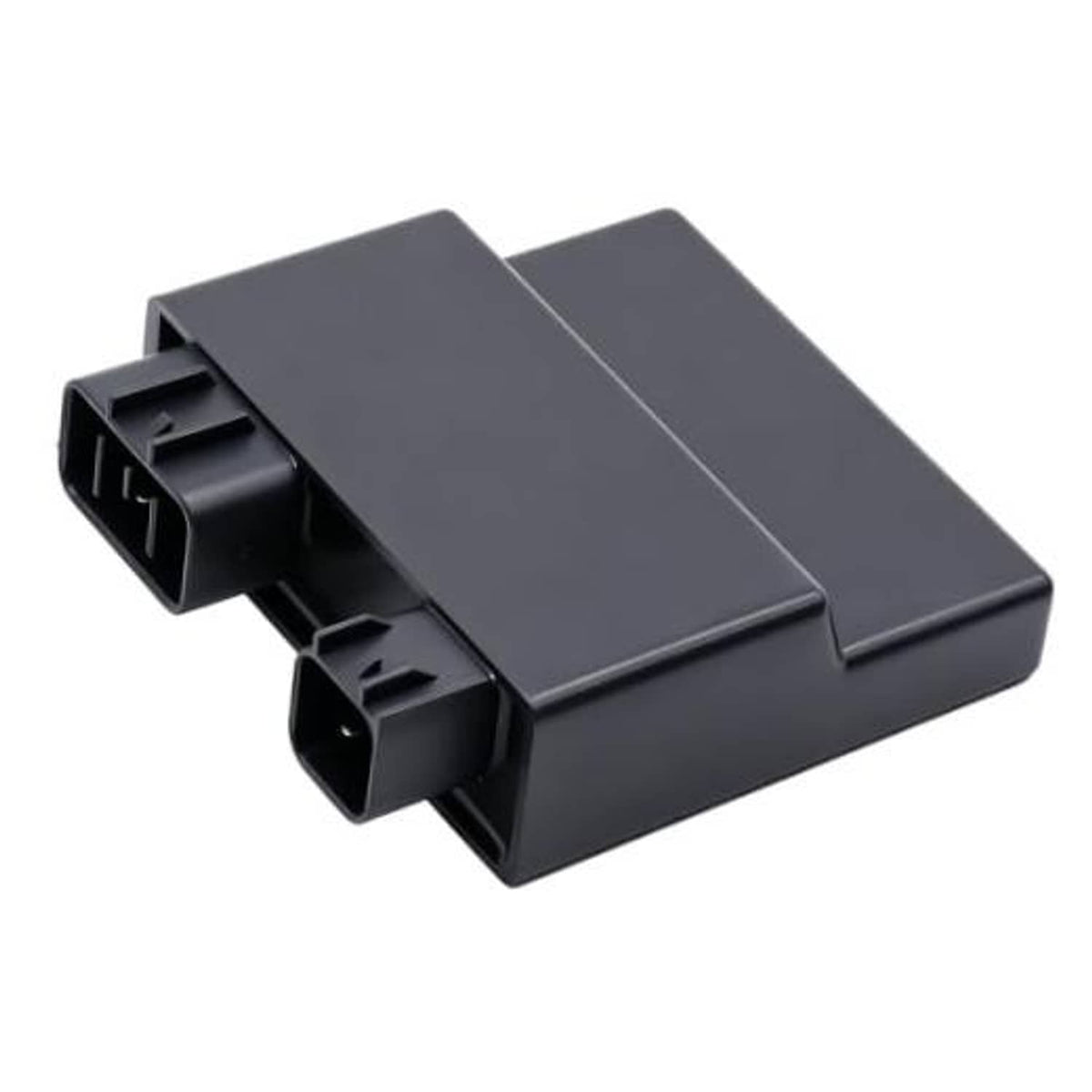 Gray ignition CDI module replacement box with two front plug sockets