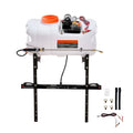 ATV/UTV spot sprayer with white tank and included installation hardware