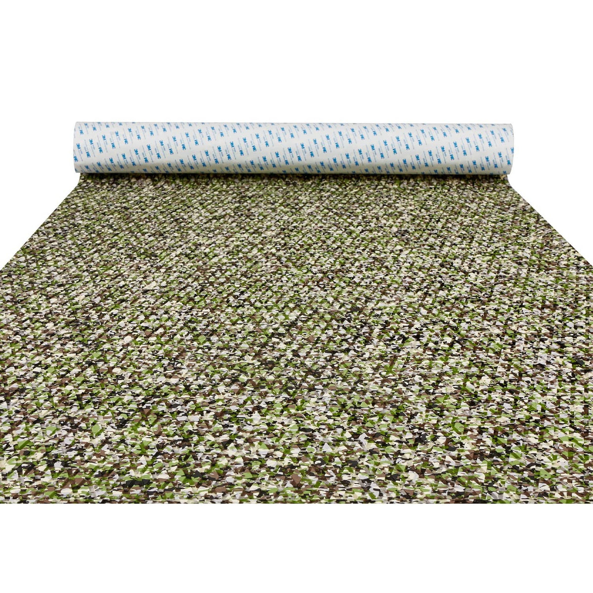 EVA foam boat decking mat sheet, mottled green and gray faux teak texture