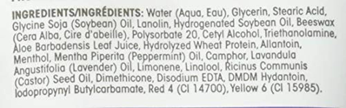 Gena Pedi Cure foot treatment cream ingredients label