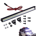Black 36-LED light bar with red and black wiring plus mounting brackets